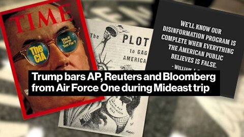 Global Bombshell! Trump Banned Reuters, AP, and Bloomberg / They Are Front Groups For Deep State