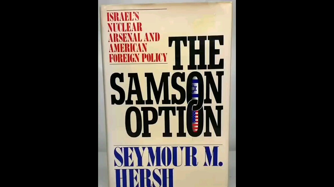 Israel's Samson Option-If Israel Loses It Wants To Take The World Down With It