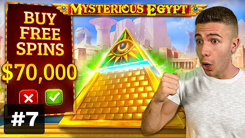 $70,000 Bonus Buy on MYSTERIOUS EGYPT 🧭 (70K Bonus Buy Series #07)