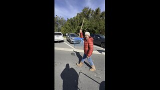 Pooper scooper at Veteran’s Day parade