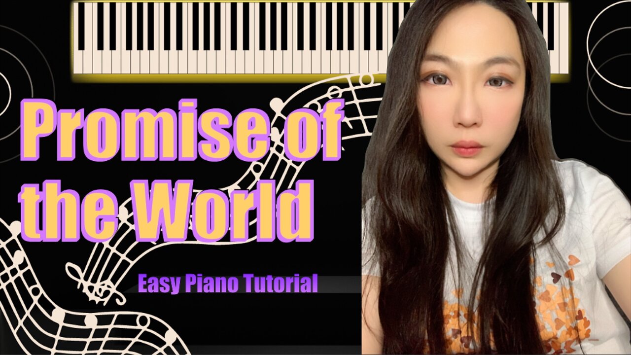 Promise of the World | Howl's Moving Castle | Piano | Easy Short Tutorial