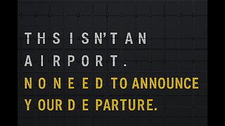 This Isn't An Airport