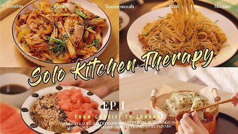 🍲✨ Solo Cooking Therapy: Pineapple Buns & Hotpot Night (CC EN/CN)
