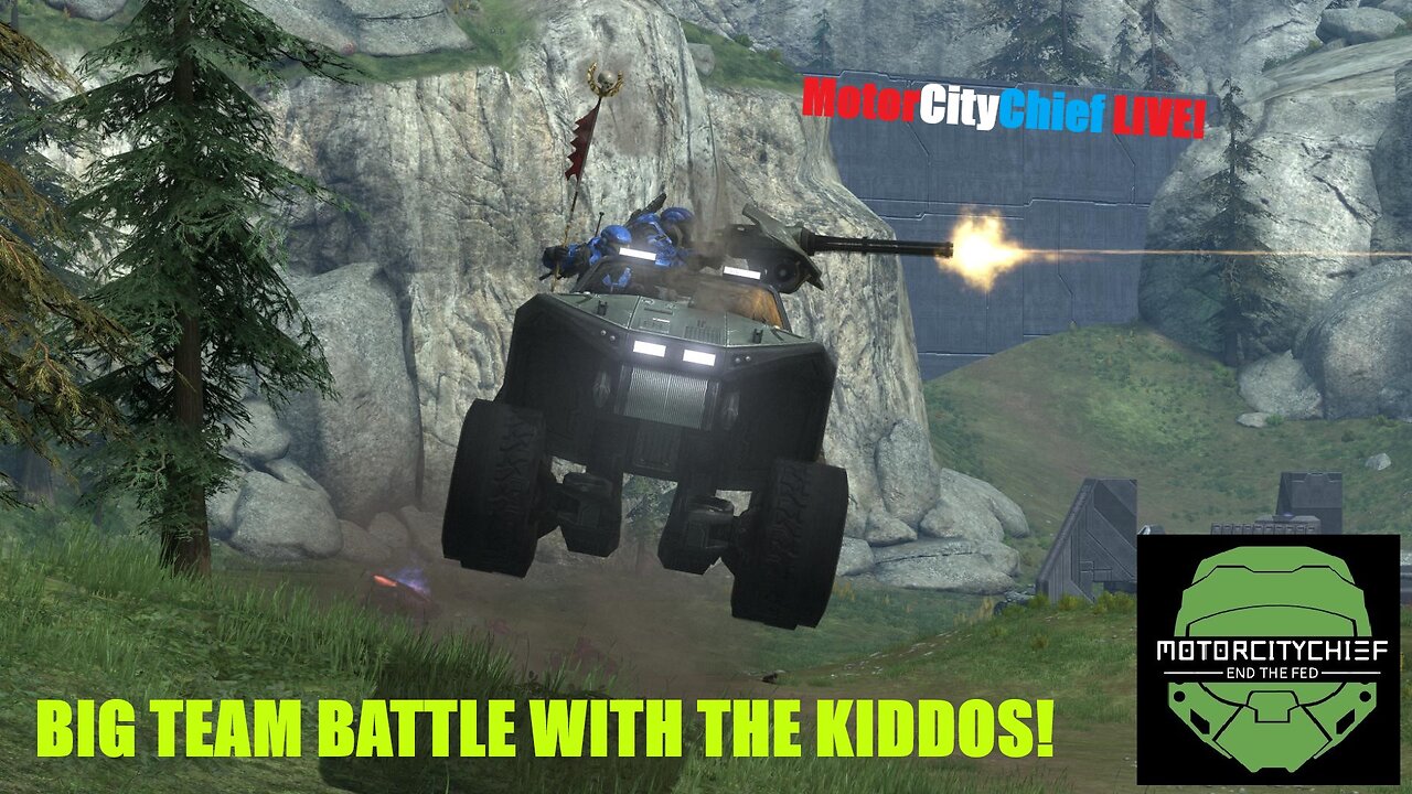 Halo: Master Chief Collection BIG TEAM BATTLE with the kiddos!