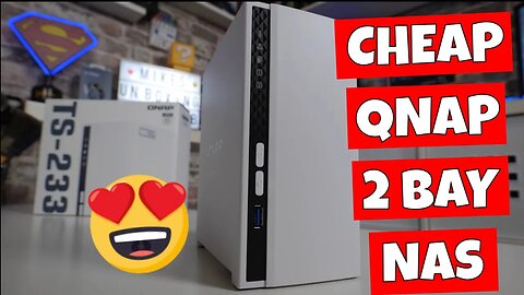 Tiny Powerhouse NAS QNAP TS 233 Dual Bay 2GB VALUE Backup Streaming System