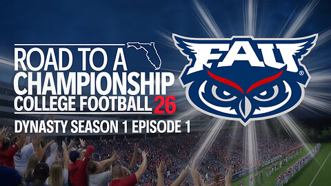 Road to a Championship Dynasty Season 1 Ep 1