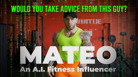 Would You Take Advice From This Guy? || Mateo The AI Influencer - Proof Of Concept