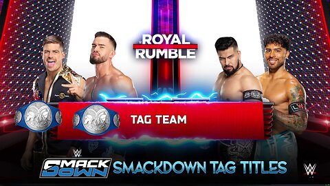 WWE 2k25 Town Down Under(c) vs El Legandro Fantasma SmackdownTagTeamTitles