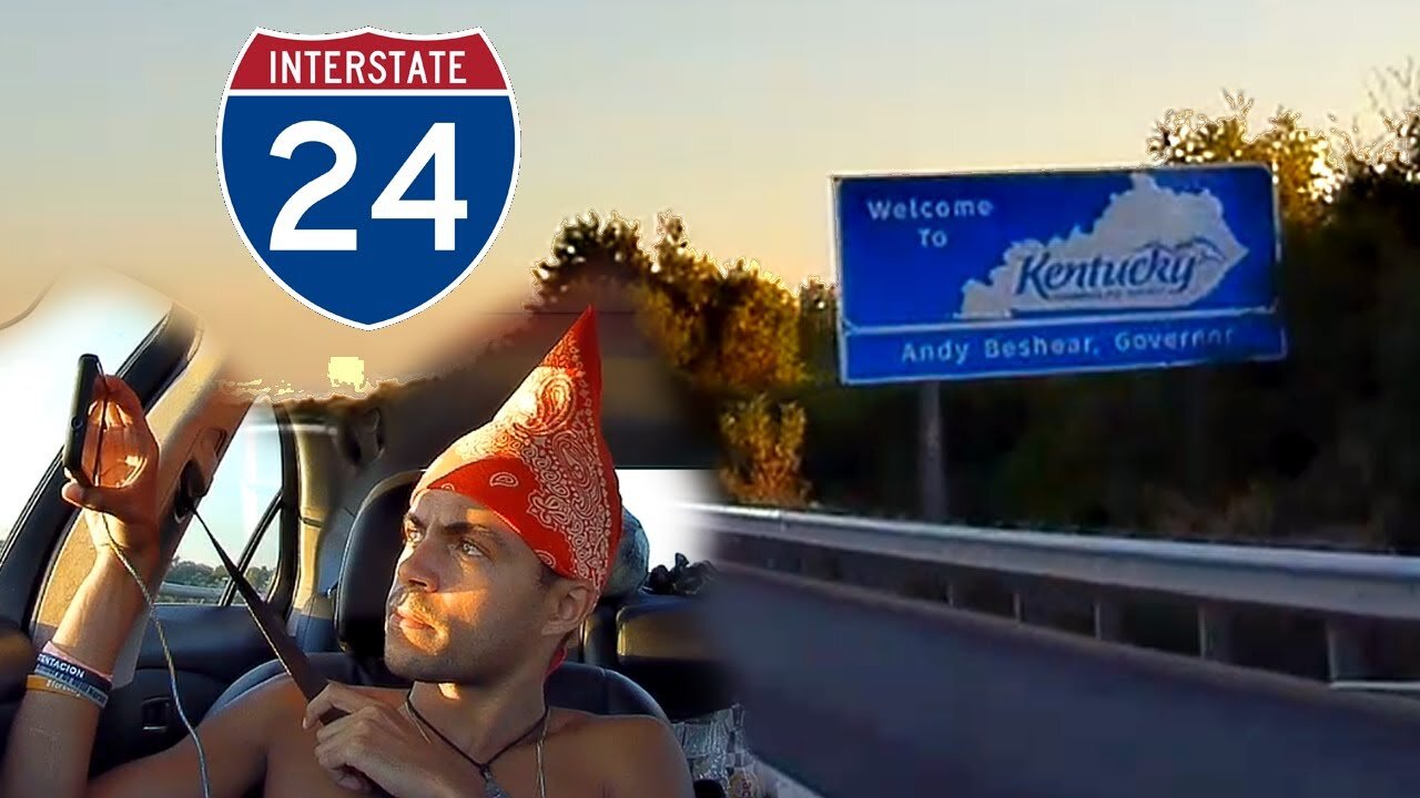 Sunset Drive through Kentucky on Interstate 24 (2021) Joe Winko