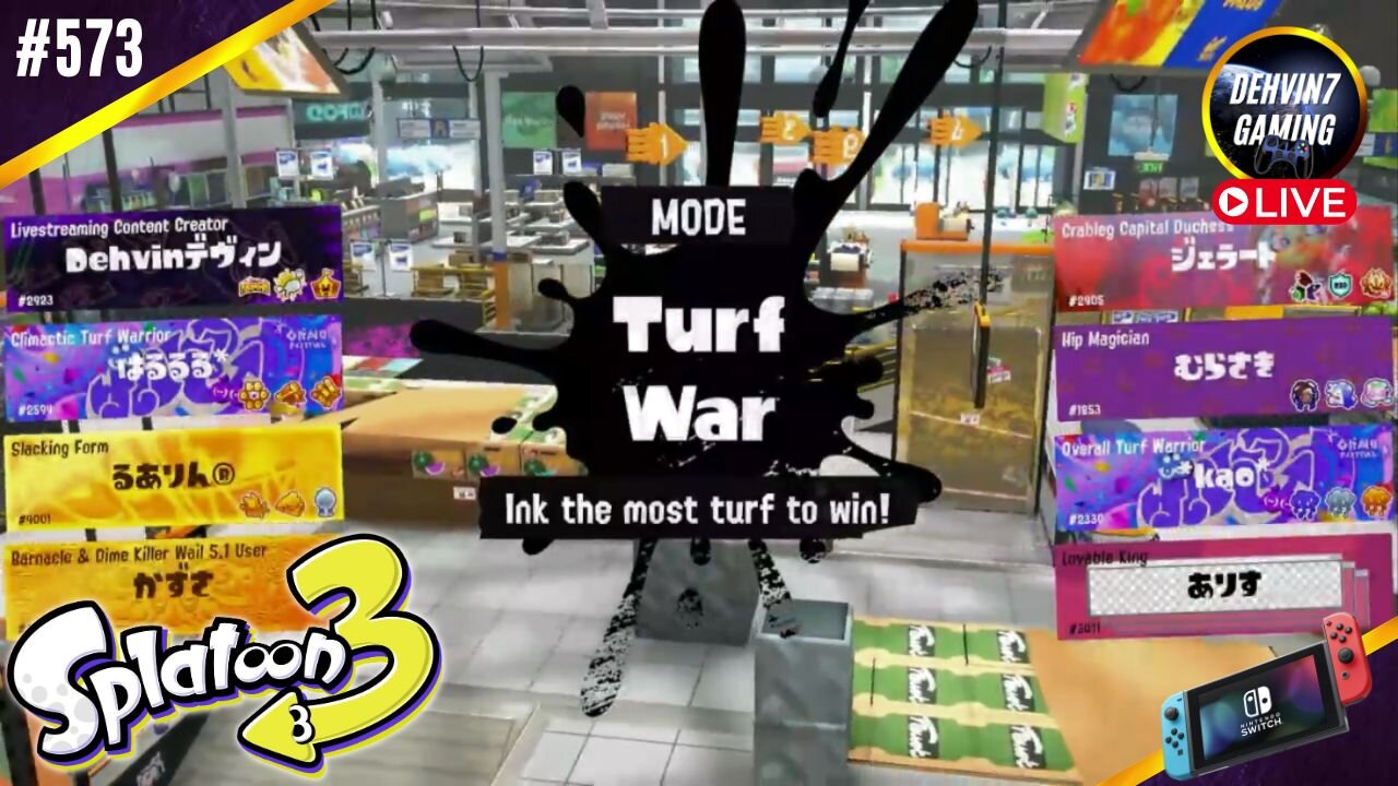 Turf War with Respawn Punisher Live #4 | Splatoon 3