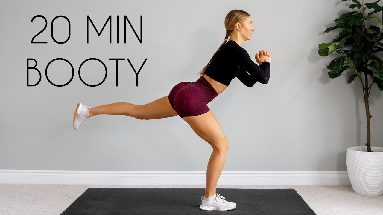 🍑 Toned Legs & Round Booty Workout (At Home - No Equipment) 💪🔥