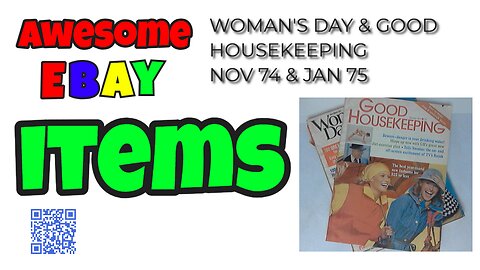 WOMAN'S DAY & GOOD HOUSEKEEPING NOV 74 & JAN 75 #Ebay #Auction
