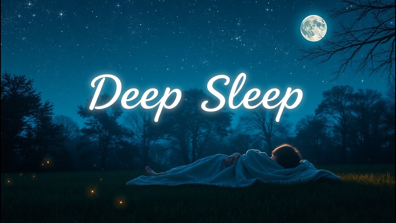 🌙 Deep Sleep with Wind & Crickets 🦗 | Night Relaxation & Meditation Music