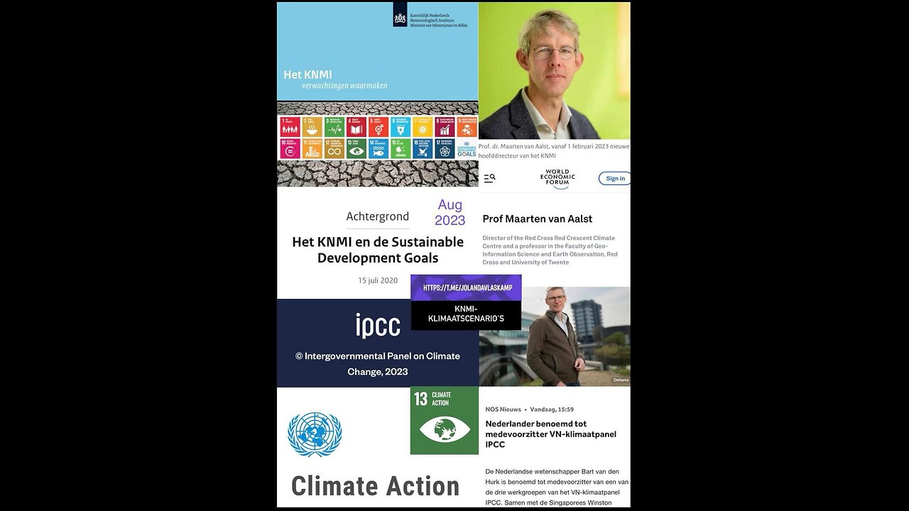 KNMI en Maarten van Aalst zijn uitvoerders van de SDG 2030 Agenda en lid WEF