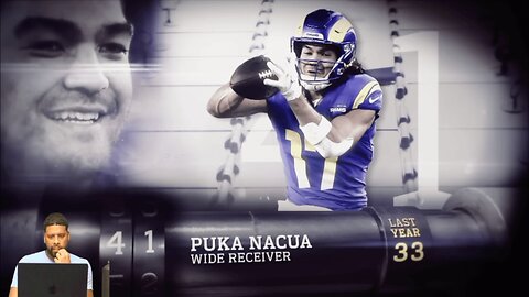 CHANNELADRIANTV Reacts | 41: Puka Nacua (WR, Rams) | Top 100 Players of 2025