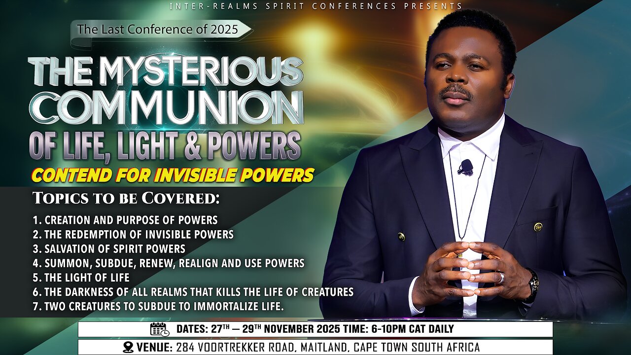 The Mysterious Communion of Life, Light & Powers | Day 1 with The Bondservant of Christ John
