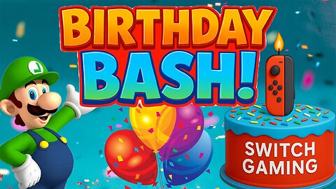 🎉 BIRTHDAY BASH on Switch Gaming! 🎈 Let's Game and Party! (Nintendo Special) #shorts