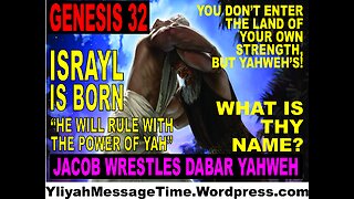 Jacob is no longer thy name, thy name is Israyl.