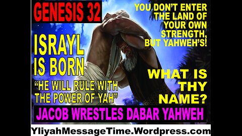 Jacob is no longer thy name, thy name is Israyl.