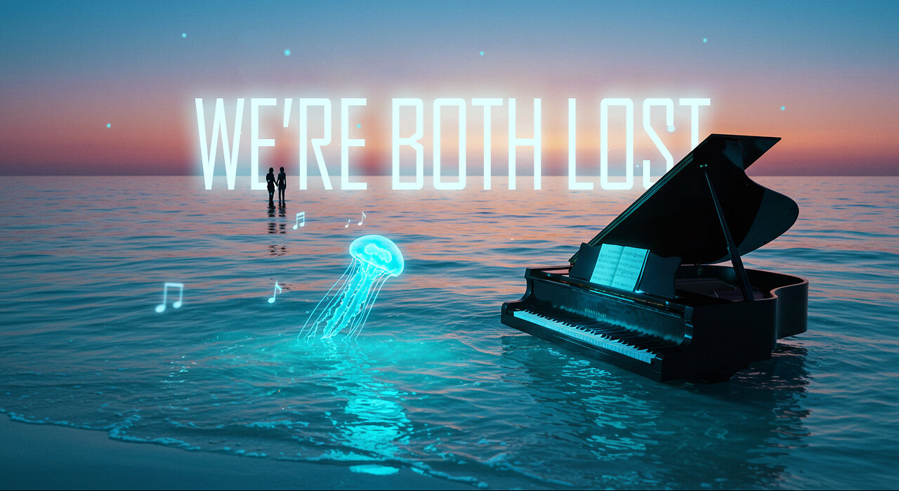 Calm Ocean Piano Music - We're Both Lost | A Symphonik Tale