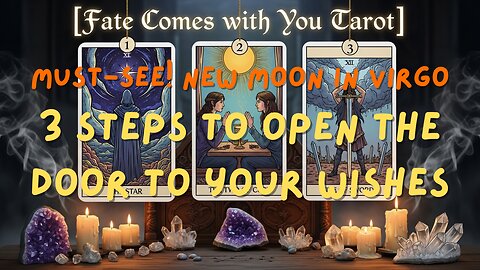 Virgo New Moon Tarot: 3 Card Groups Reveal Your Manifestation Path