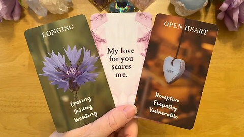 THEIR FEELINGS FOR YOU SCARE THEM 😰 BUT THEY WANT TO OPEN UP TO YOU NOW! ❤️(COLLECTIVE LOVE READING)