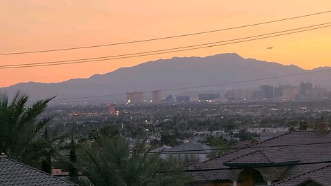 Did you see tonight's Las Vegas sunset? Check this out! 03.25.2025 #follow #lasvegas #travel #gaming