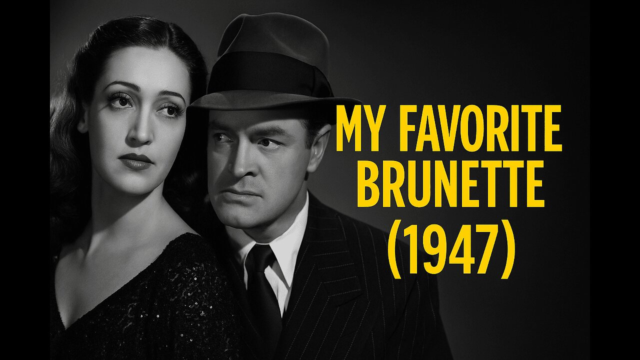 My Favorite Brunette (1947) | Bob Hope & Dorothy Lamour Noir-Comedy + Lon Chaney Jr.