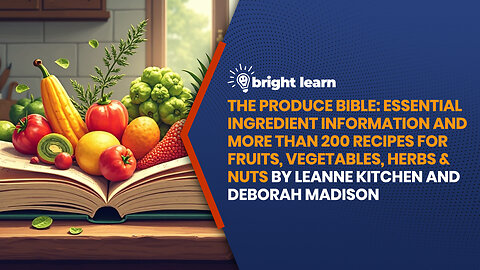 BrightLearn - The Produce Bible: Essential Ingredient Information and More Than 200 Recipes for Fruits, Vegetables, Herbs & Nuts by Leanne Kitchen and Deborah Madison