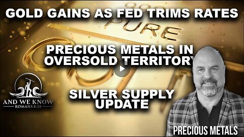 11.1.25: Gold GAINS as FED Trims RATES, Oversold territory, Supply update, DEM Shutdown Pray!