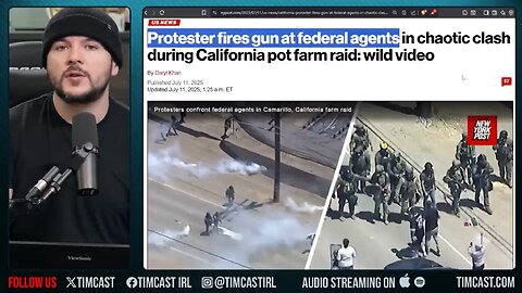 Leftist Anti ICE Extremist OPENS FIRE On Cops, $50,000 REWARD For Shooter | Tim Pool