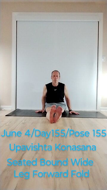 Upavishta Konasana / Seated Bound Wide Leg Forward Fold
