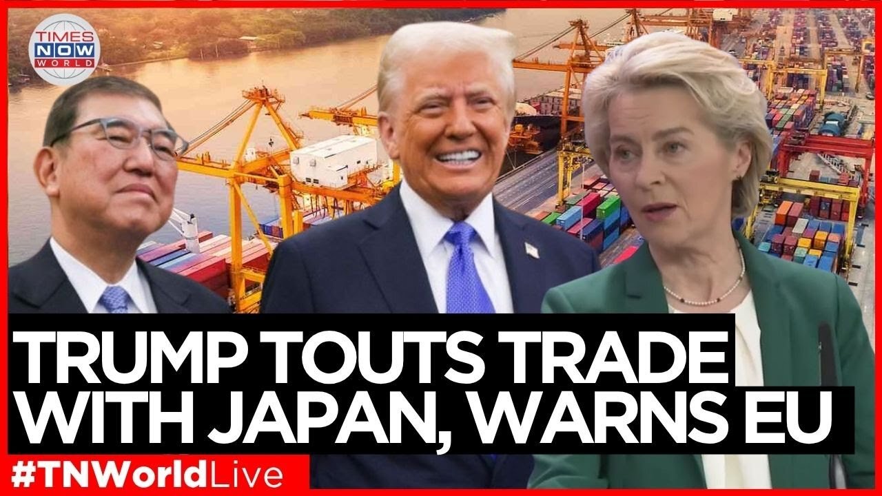 LIVE: Trump Strikes Massive LNG Deal With Japan, Threatens EU With Trade War