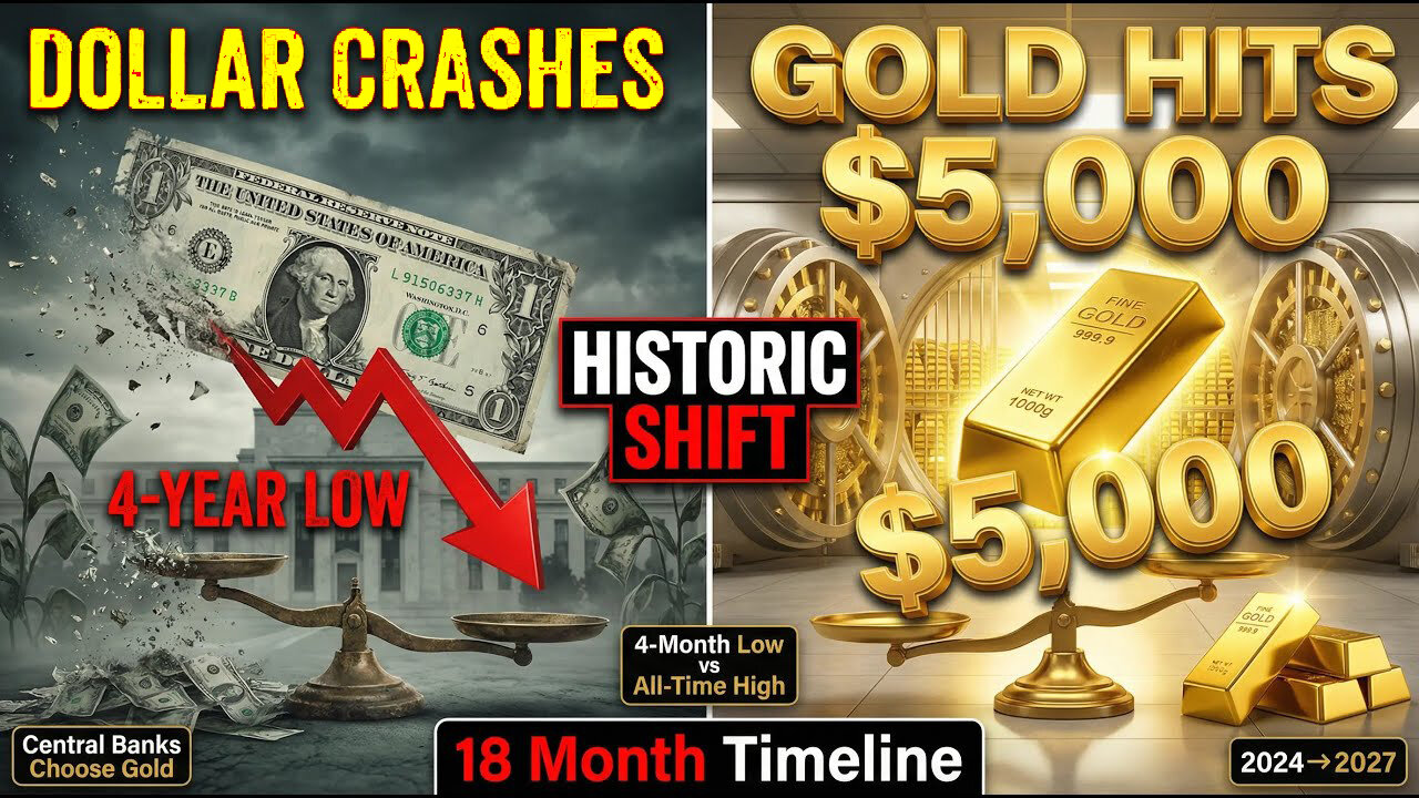 Gold Just Hit $5,000 While Dollar CRASHED - The Historic Shift Nobody Saw Coming