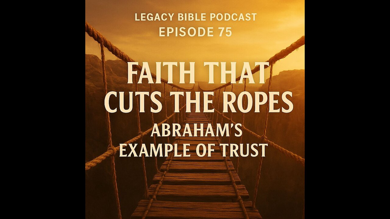 Faith That Cuts the Ropes: Abraham’s Example of Trust