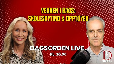 Verden i kaos: Skoleskyting & opptøyer | Dagsorden LIVE 10. juni