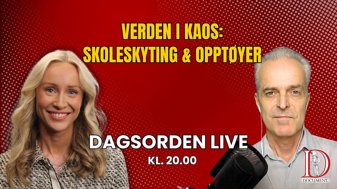Verden i kaos: Skoleskyting & opptøyer | Dagsorden LIVE 10. juni
