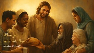 When you did it unto them Matthew 25:37-40