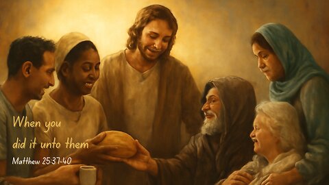 When you did it unto them Matthew 25:37-40