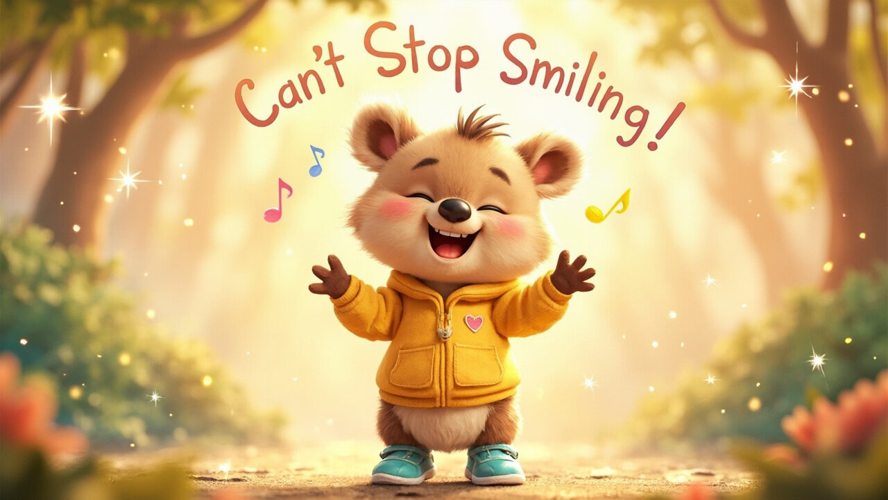 Quokka Can’t Stop Smiling 😊🐾 | Joyful Dance Song for Kids