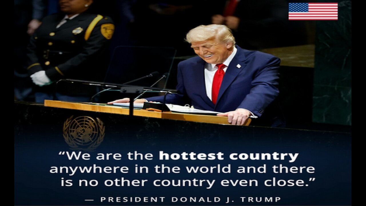 PRESIDENT TRUMP at United Nations General Assembly- 9 23 2025