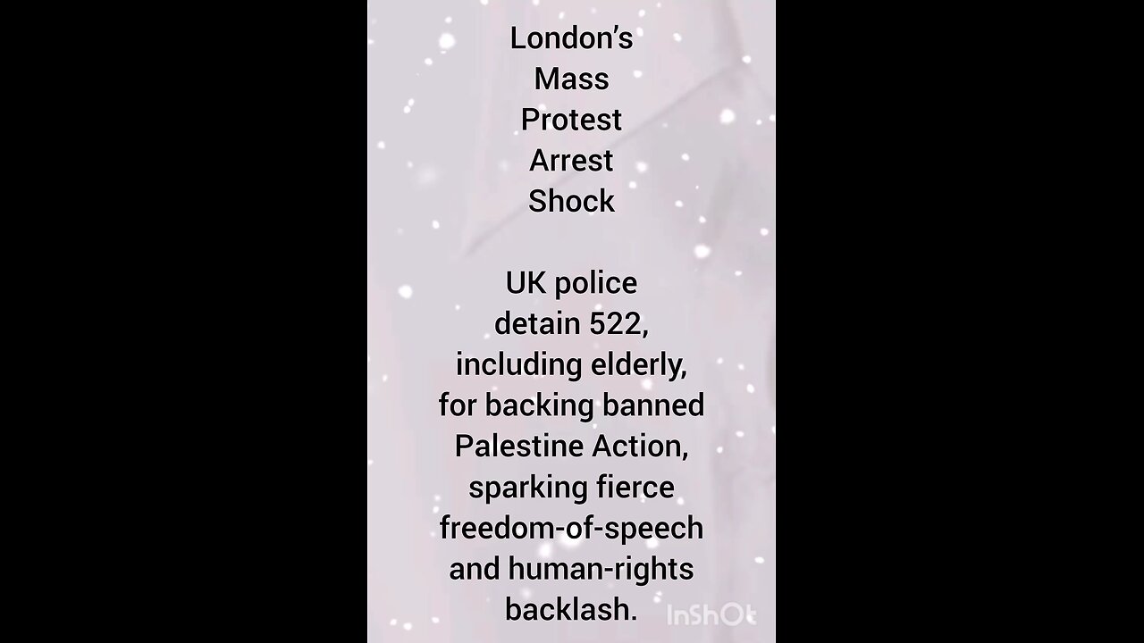 London’s Mass Protest Arrest Shock