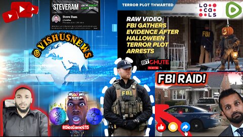 FBI Gathers Evidence 🧾 After Halloween Terror Plot Arrests... #VishusTv 📺
