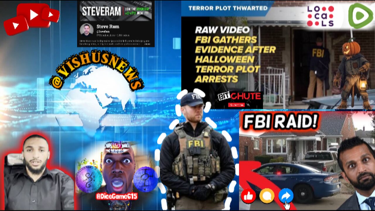 FBI Gathers Evidence 🧾 After Halloween Terror Plot Arrests... #VishusTv 📺