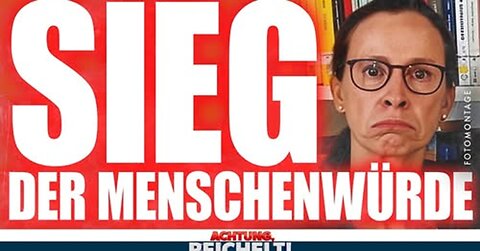 SIEG für Menschenwürde und neue Medien! Linksradikale Brosius wird nicht Richterin!