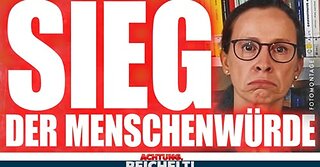 SIEG für Menschenwürde und neue Medien! Linksradikale Brosius wird nicht Richterin!