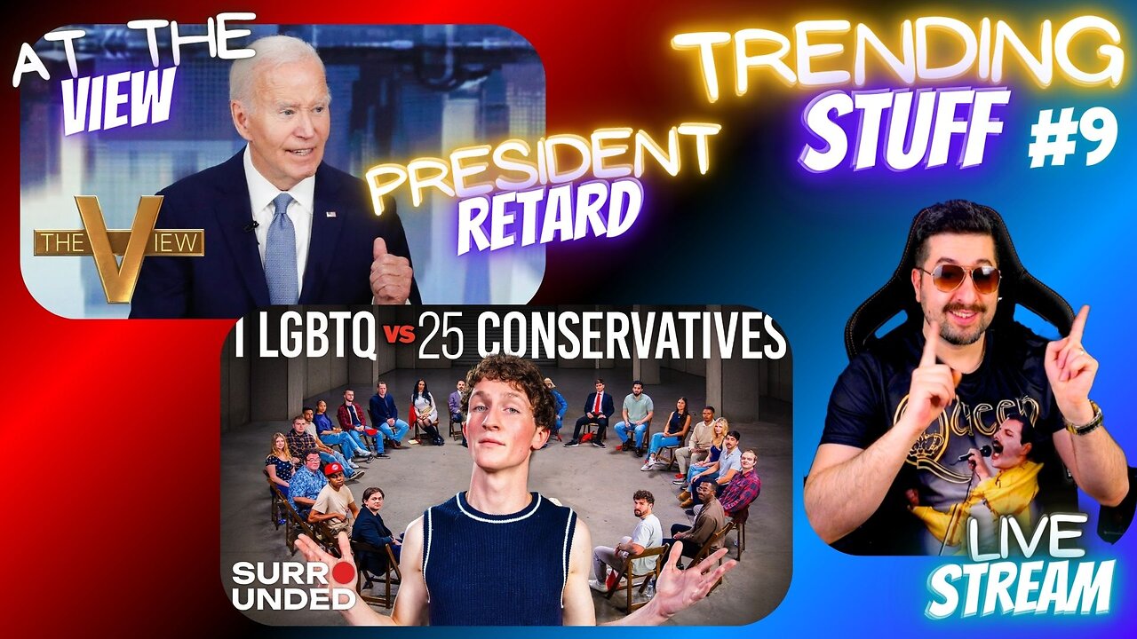 Joe Biden At The View / LGBT Person VS 25 Conservatives + Trending News TS9