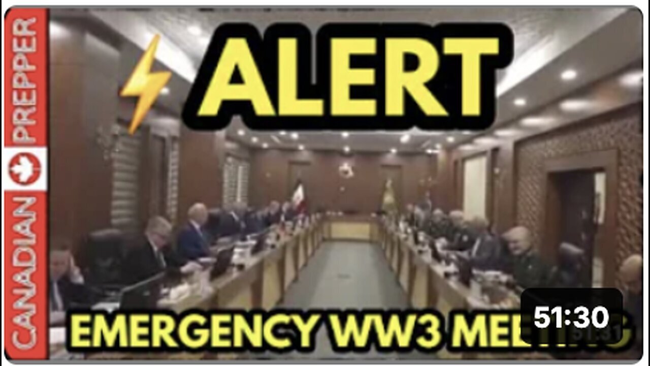 "Emergency Meeting with Iran-Russia, Closed Airspace, Nuclear Bunker Opens amid Market Chaos"