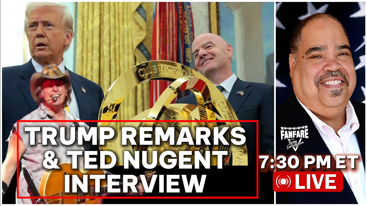 PRESIDENT TRUMP REMARKS AT FIFA MEETING IN WHITE HOUSE | MY INTERVIEW WITH TED NUGENT | MORE NEWS!
