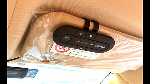 Bluetooth Visor Mount Speaker - Always Drive Safe